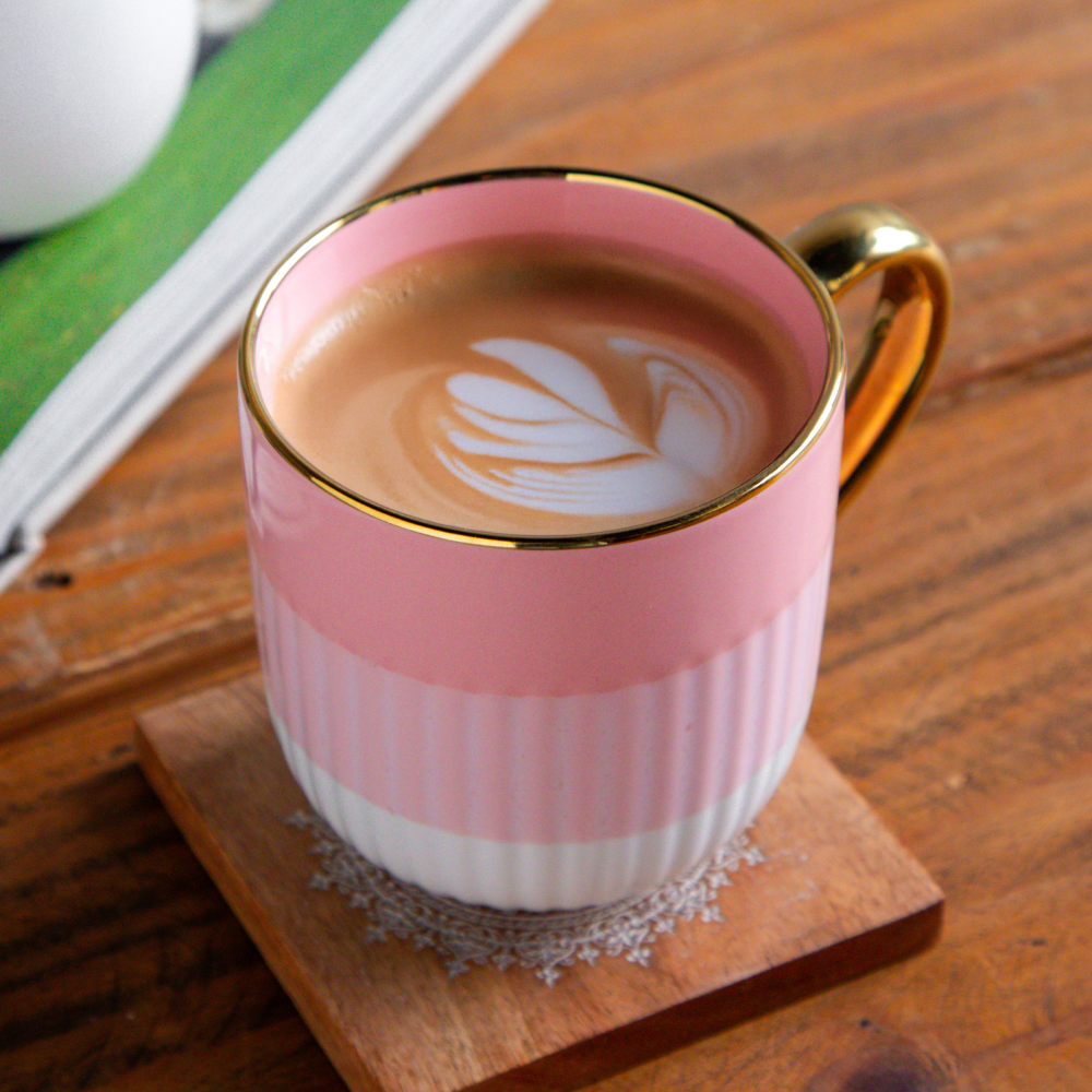 Radiance Coffee Mug Rose Glow (Set of 2) – 300 ml