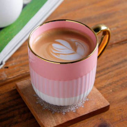 Radiance Coffee Mug Rose Glow (Set of 2) – 300 ml