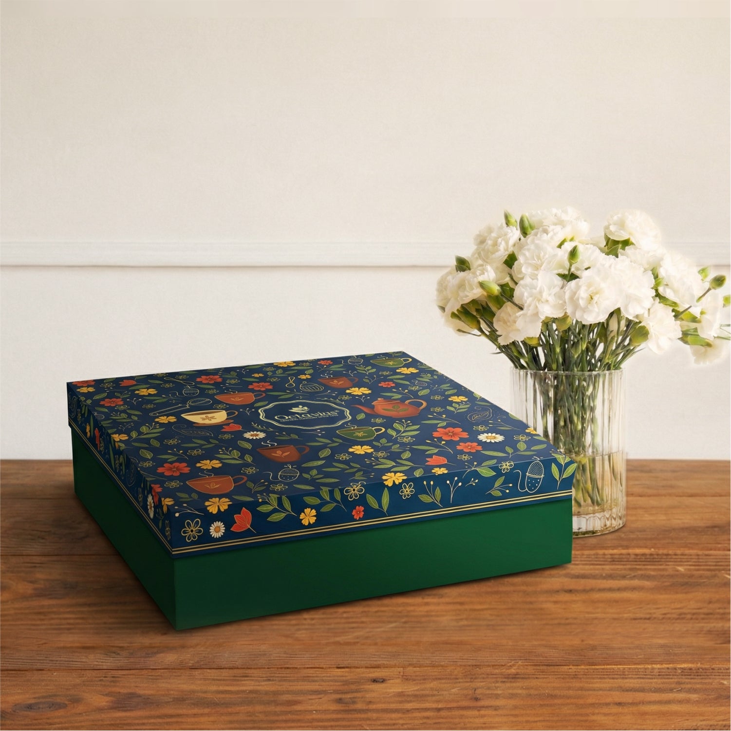 Imperial Mosaic Tea Set (6 Cups &amp; Saucers) – 200 ML Each