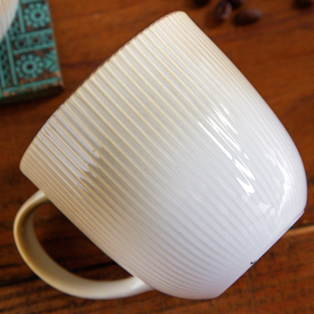 Aura Lines Golden Hue Coffee Mug (Set of 2) – 350 ml