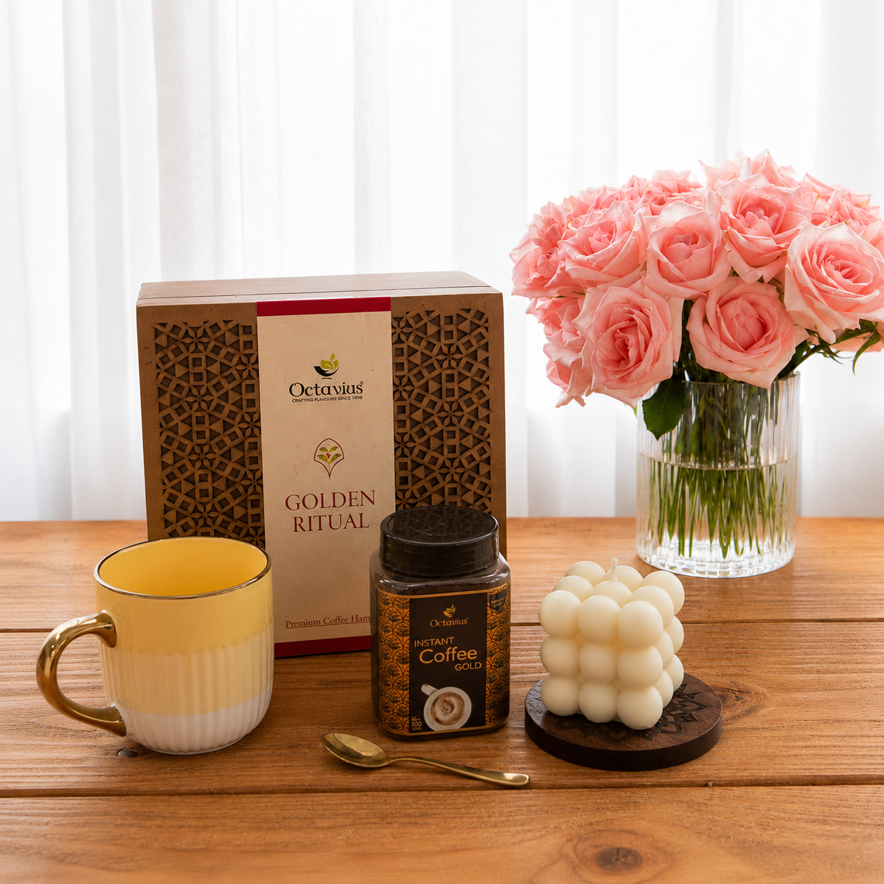 Golden Ritual – Coffee Hamper with Mug