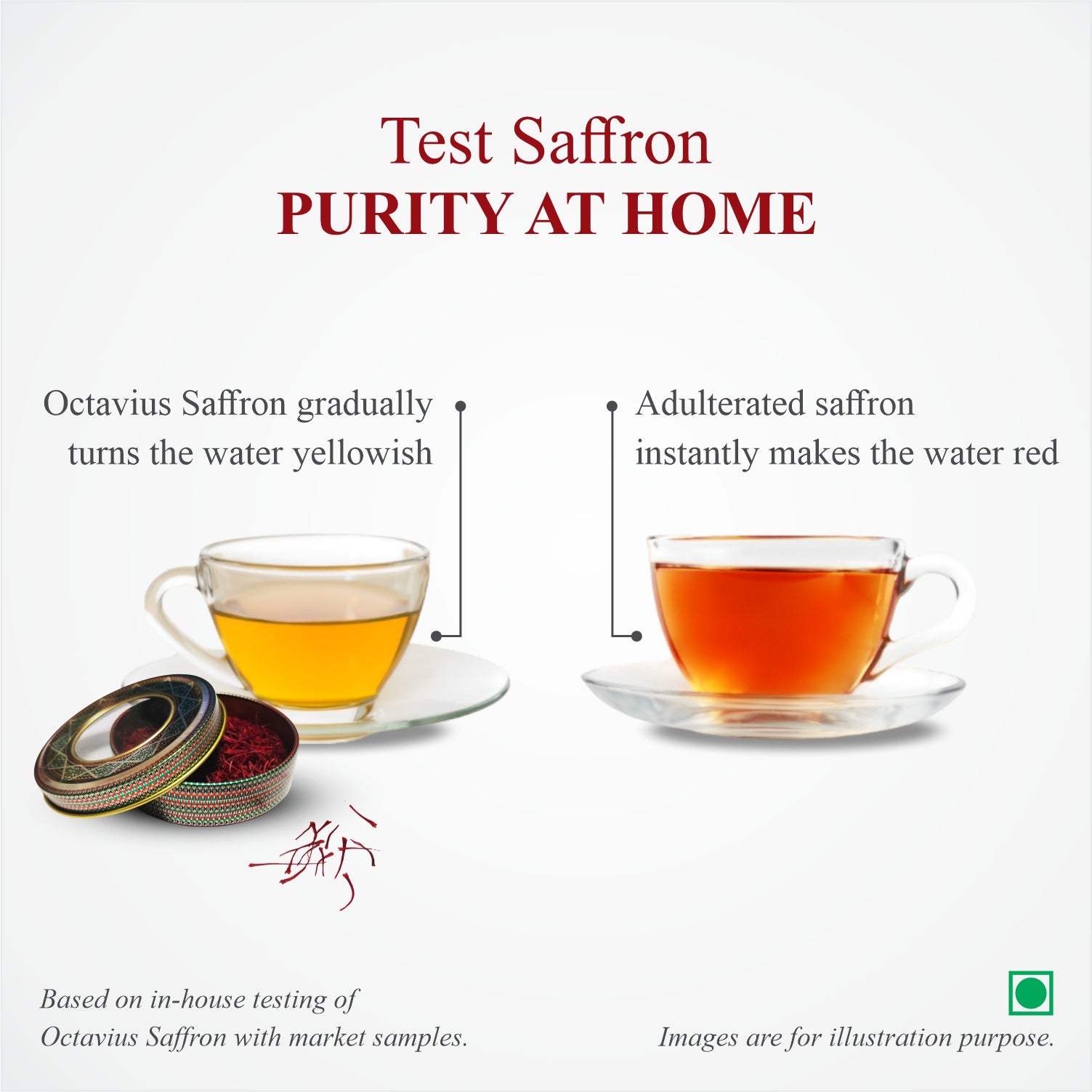 Premium Kashmiri Mongra Saffron – 2g