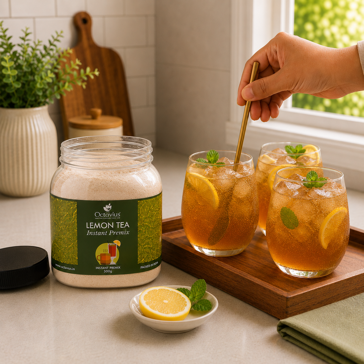 Lemon Iced Tea Premix - 500gm