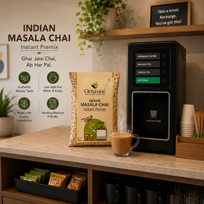 Indian Masala Chai Instant Premix- 1kg ( For Vending Machine )