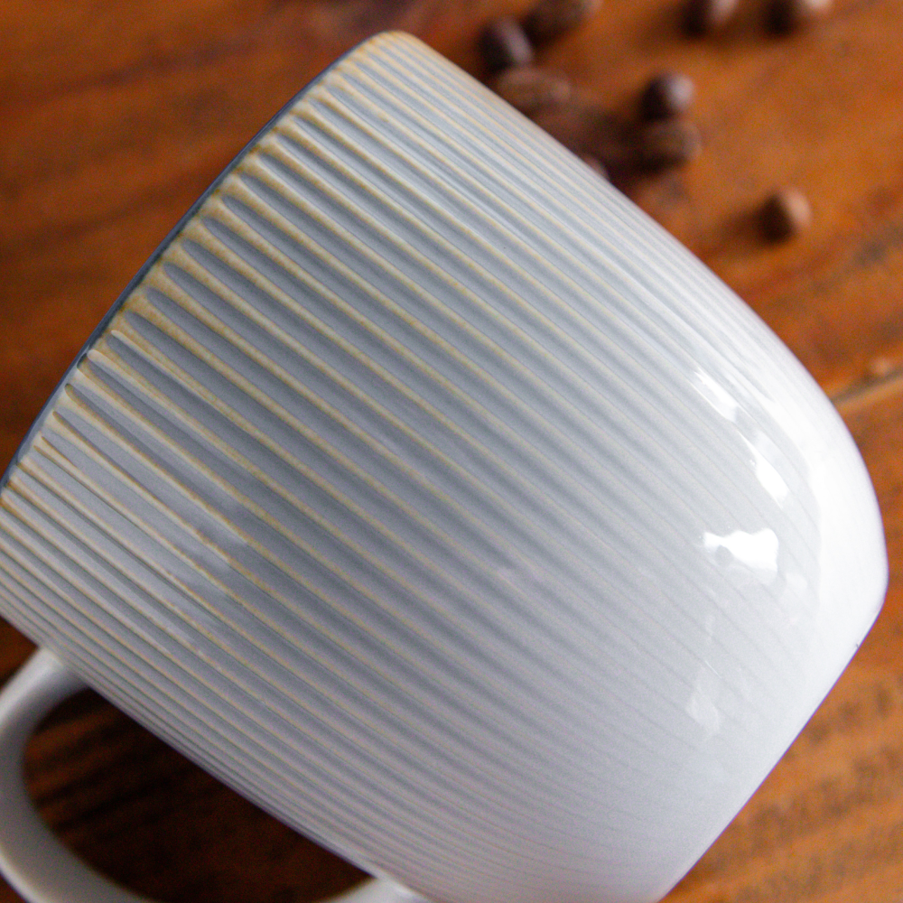 Aura Lines Blue Mist Coffee Mug (Set of 2) – 350 ml