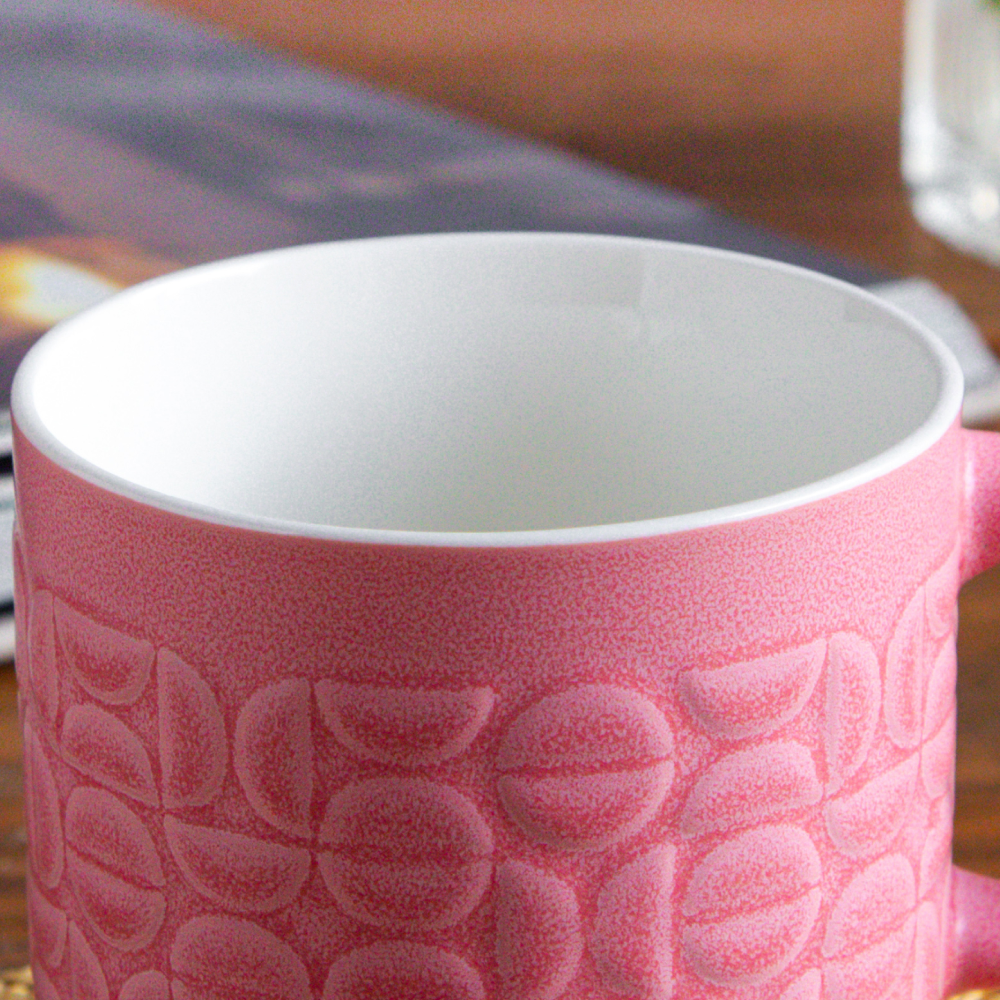 TerraCraft Collection Dusky Rose Mug (Pink) – 380 ml