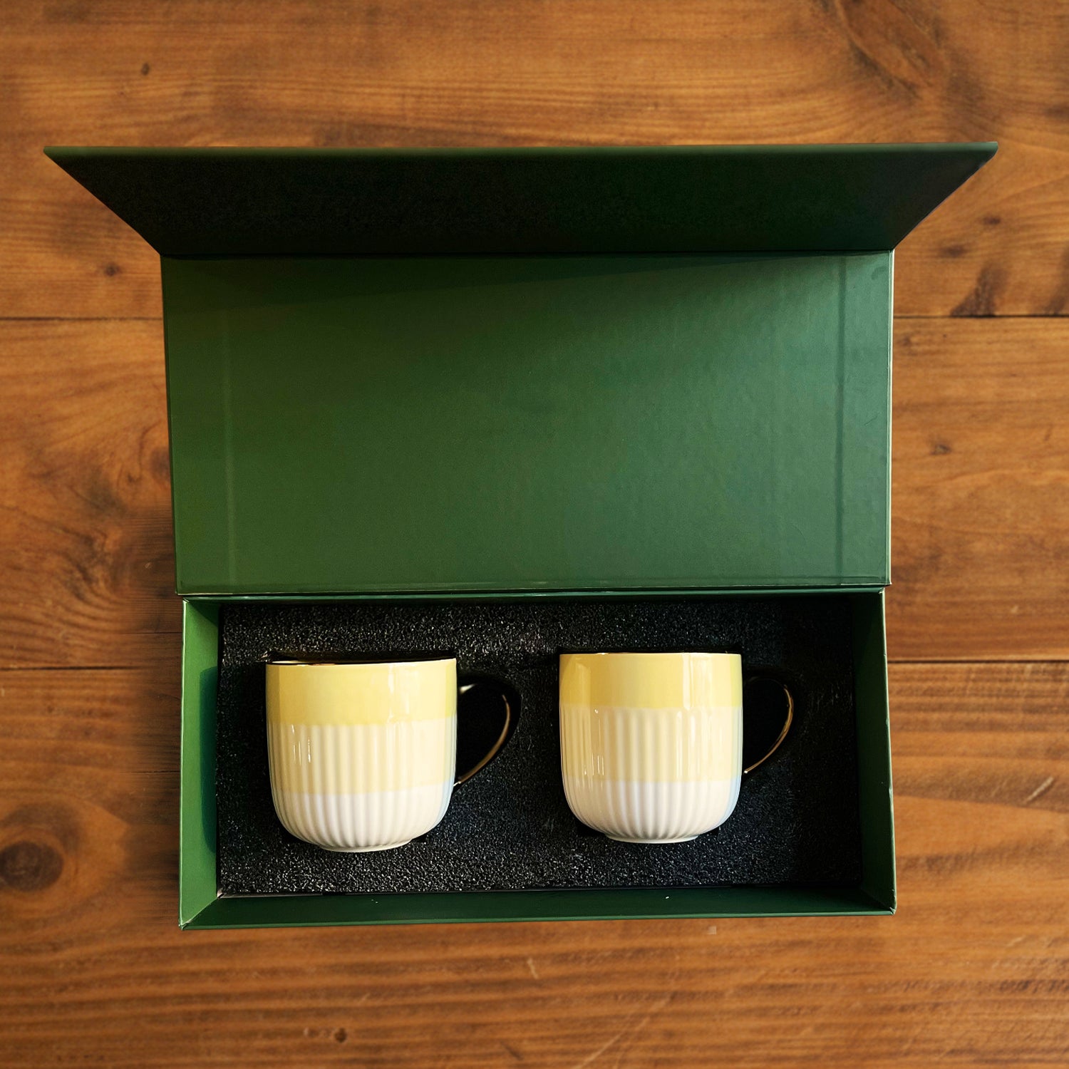 Radiance Coffee Mug – Amber Dawn (Set of 2) – 300 ml