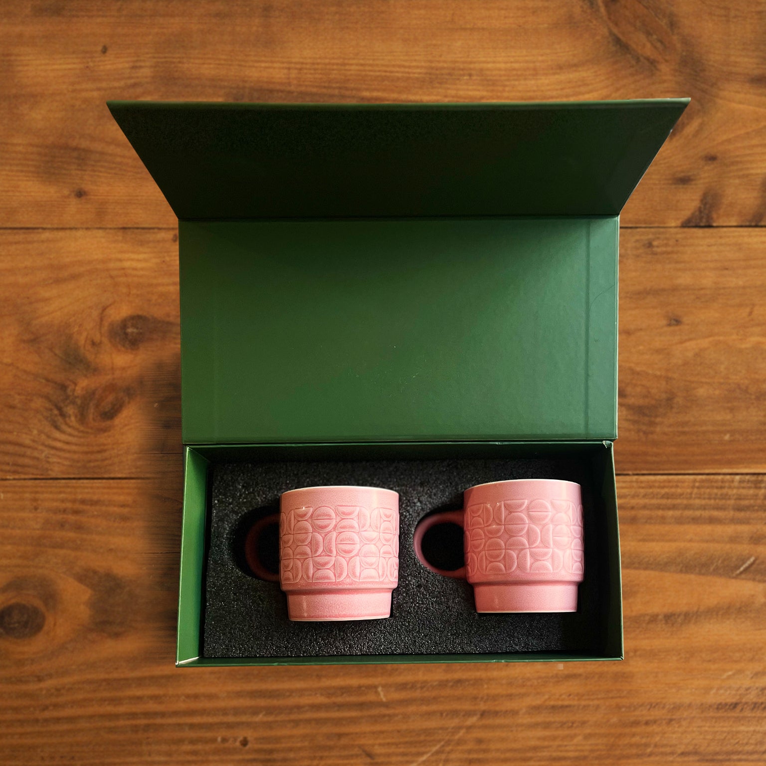 TerraCraft Collection Dusky Rose Mug  – 380 ml ( Set of 2, Pink )