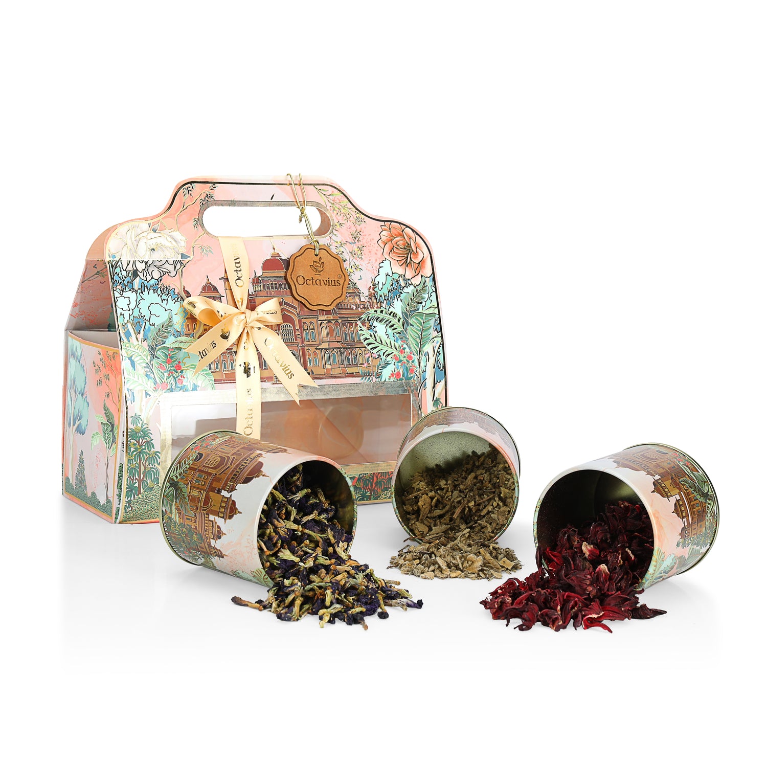 THE GRAND TEA COLLECTION– Floral Wellness Affair (3 Tins- Loose Leaf)