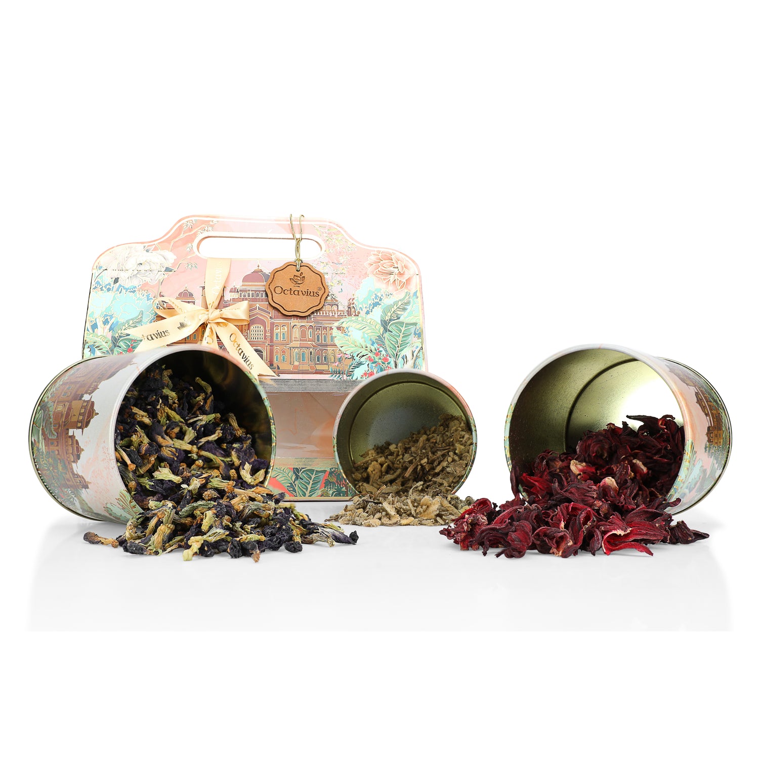 THE GRAND TEA COLLECTION– Floral Wellness Affair (3 Tins- Loose Leaf)