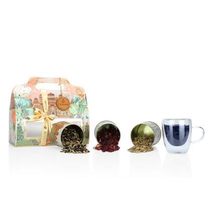 THE GRAND TEA COLLECTION– Floral Wellness Affair (3 Tins- Loose Leaf)