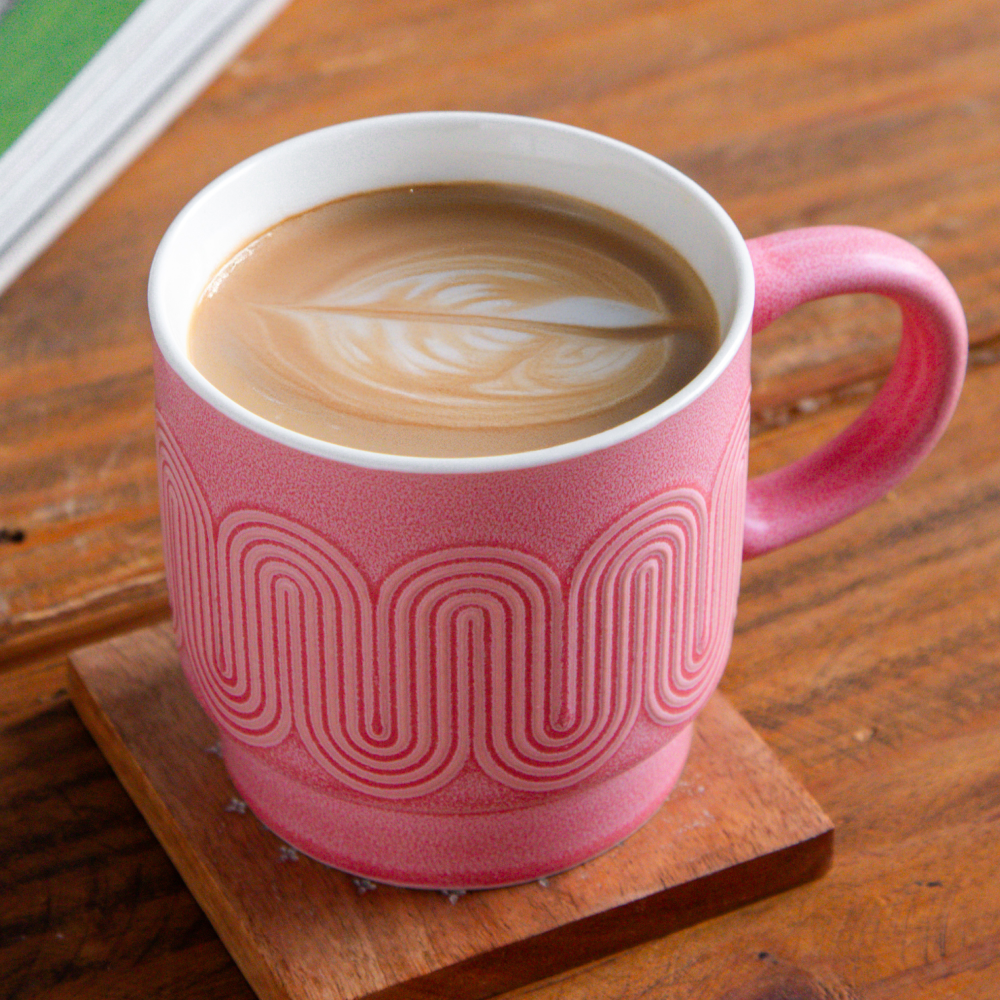 Waveform Collection – Rose Tide Coffee Mug 380 ml