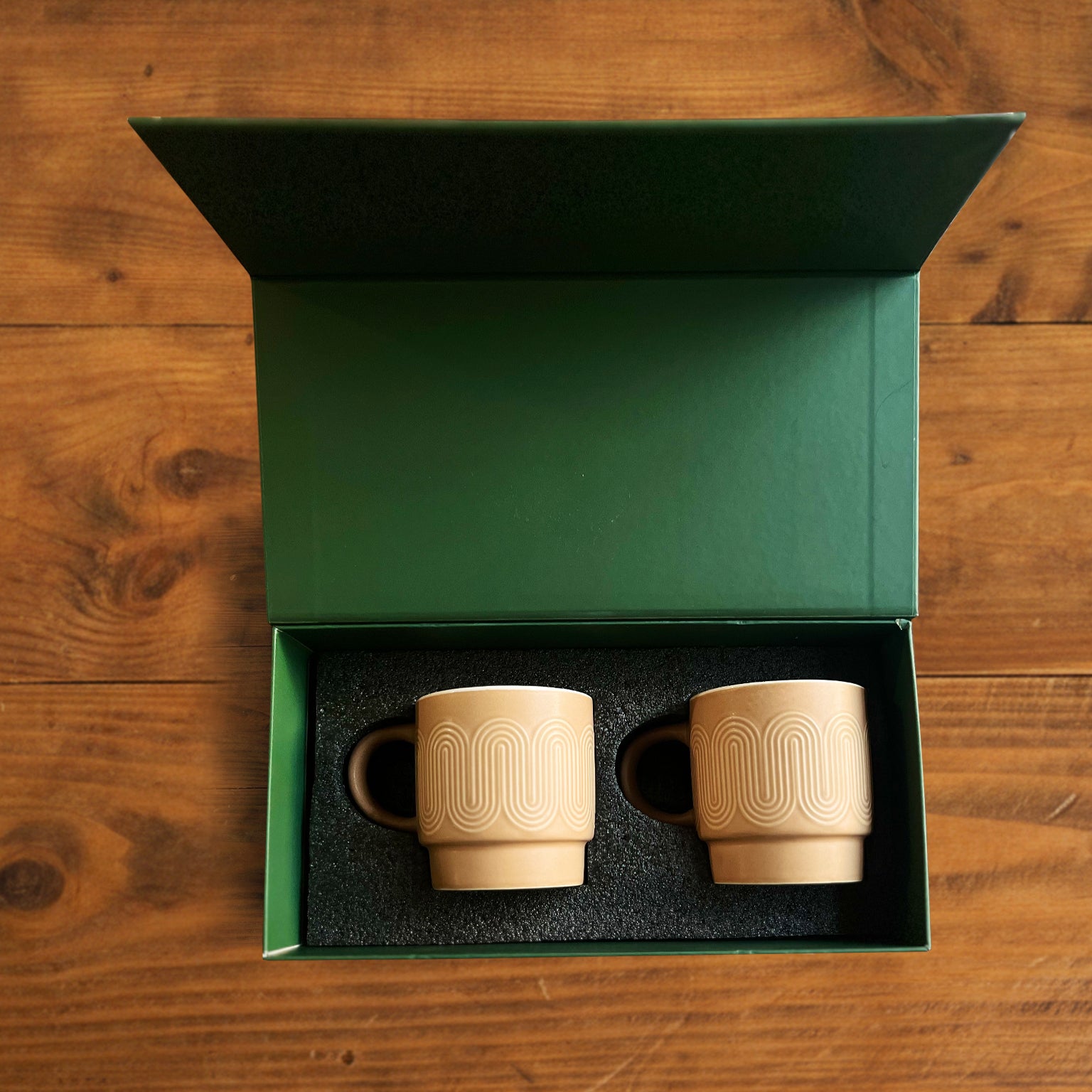 Waveform Collection Amber Drift Coffee Mug (Set of 2) – 380 ml