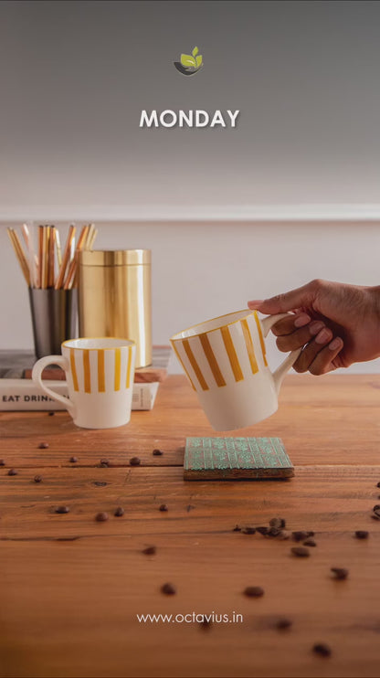 Meadow Bloom Hand-Painted Ceramic Mug – 425 ml