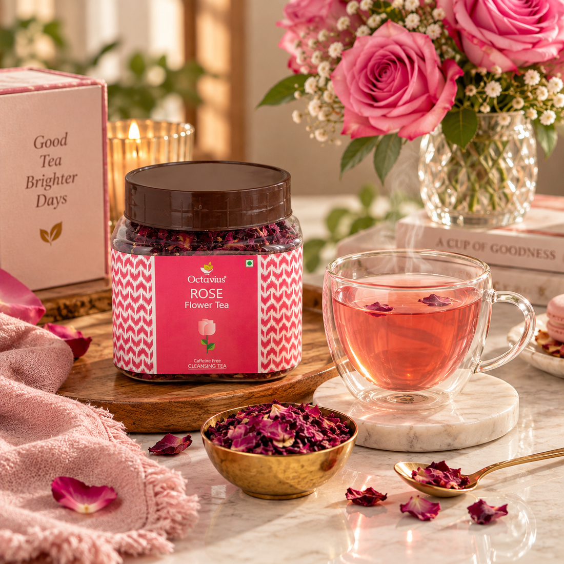 Rose Flower  Herbal Infusion ( Loose Leaf )   - 50gms