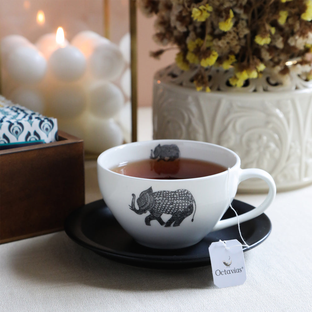 
                  
                    Load image into Gallery viewer, Assortment of Fine Teas - 90 Teabags in Handcrafted Cutwork Wooden Box
                  
                