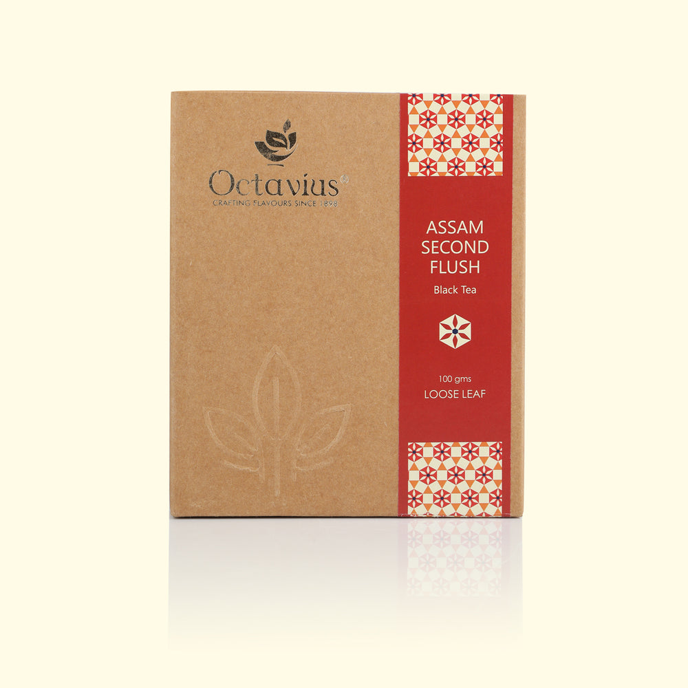 
                  
                    Load image into Gallery viewer, Assam Second Flush Black Tea Loose Leaf in Kraft Box 
                  
                