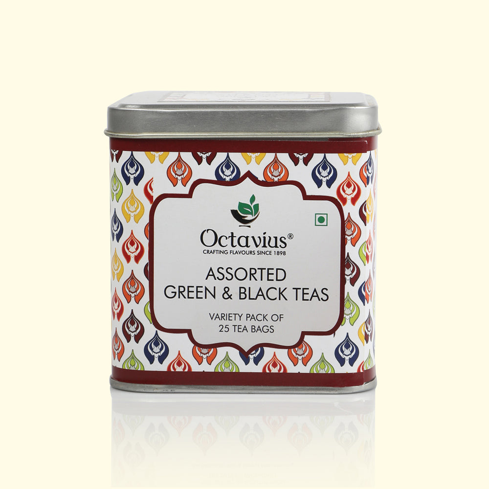 
                  
                    Load image into Gallery viewer, 6 Assorted Black &amp;amp; Green Teas 
                  
                