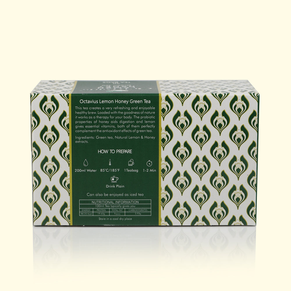 
                  
                    Load image into Gallery viewer, Lemon Honey Green tea - 30 Enveloped Teabags
                  
                