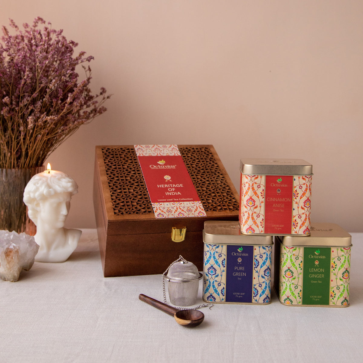 Tea Collection Inside Heritage of India Tea Collection - Classic Antioxidant Burst – Octavius