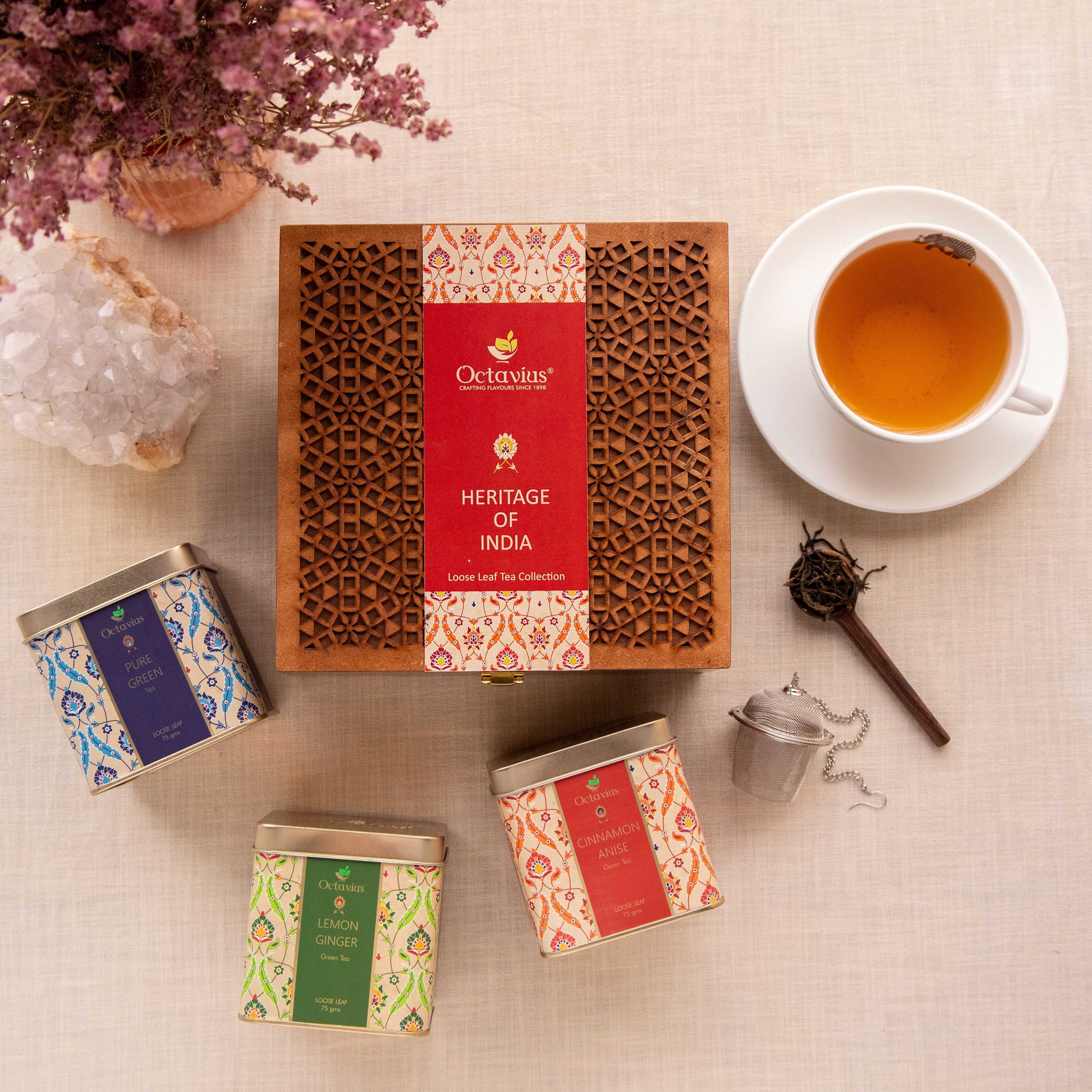 Tea Collection Inside Heritage of India Tea Collection - Classic Antioxidant Burst – Octavius