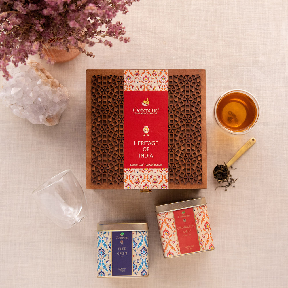 
                  
                    Load image into Gallery viewer, Heritage of India Tea Collection - Couples Delight (Premium Wellness Green Tea Range)
                  
                