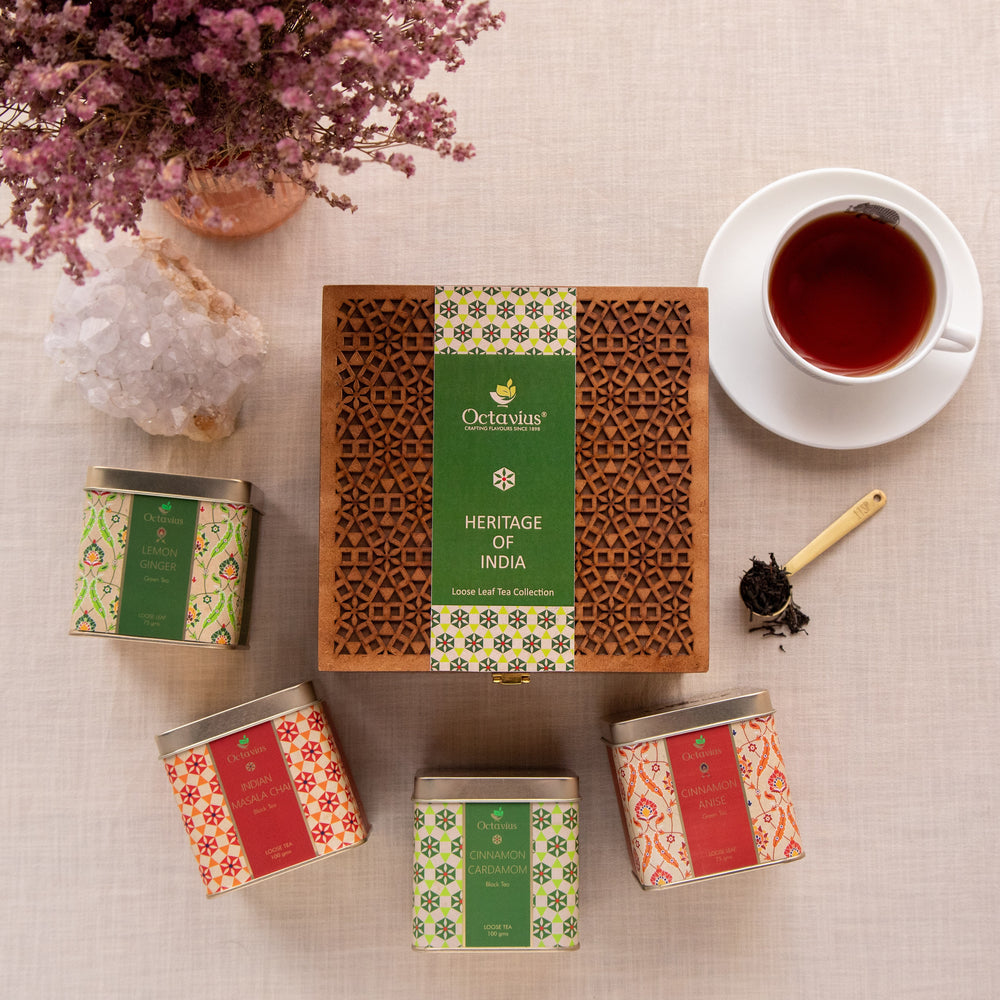 
                  
                    Load image into Gallery viewer, Heritage of India Tea Collection-4 Assorted Teas
                  
                