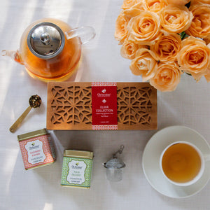 
                  
                    Load image into Gallery viewer, Elixir Collection- 2 Warming Wellness Loose tea kit With Infuser
                  
                