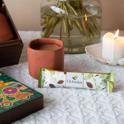 Desi Chai Hamper (Cardamom Instant Tea &amp; Kullad set)