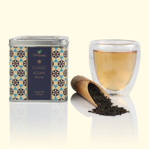 
                  
                    Load image into Gallery viewer, Classic Assam Black Tea Loose Leaf - 100 Gms Square Tin
                  
                