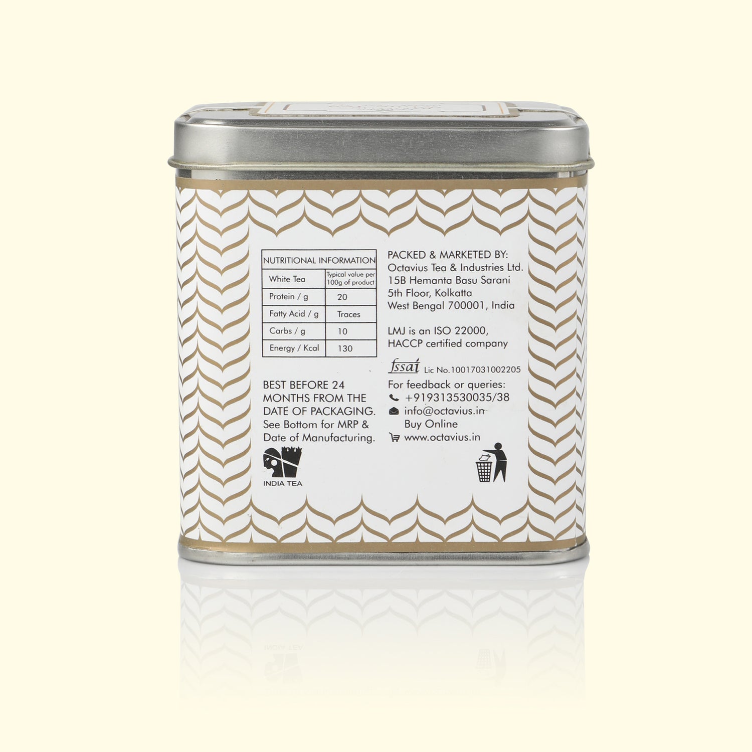 Premium Darjeeling White Tea(Loose Leaf) - 50 Gms (Silver Needle)