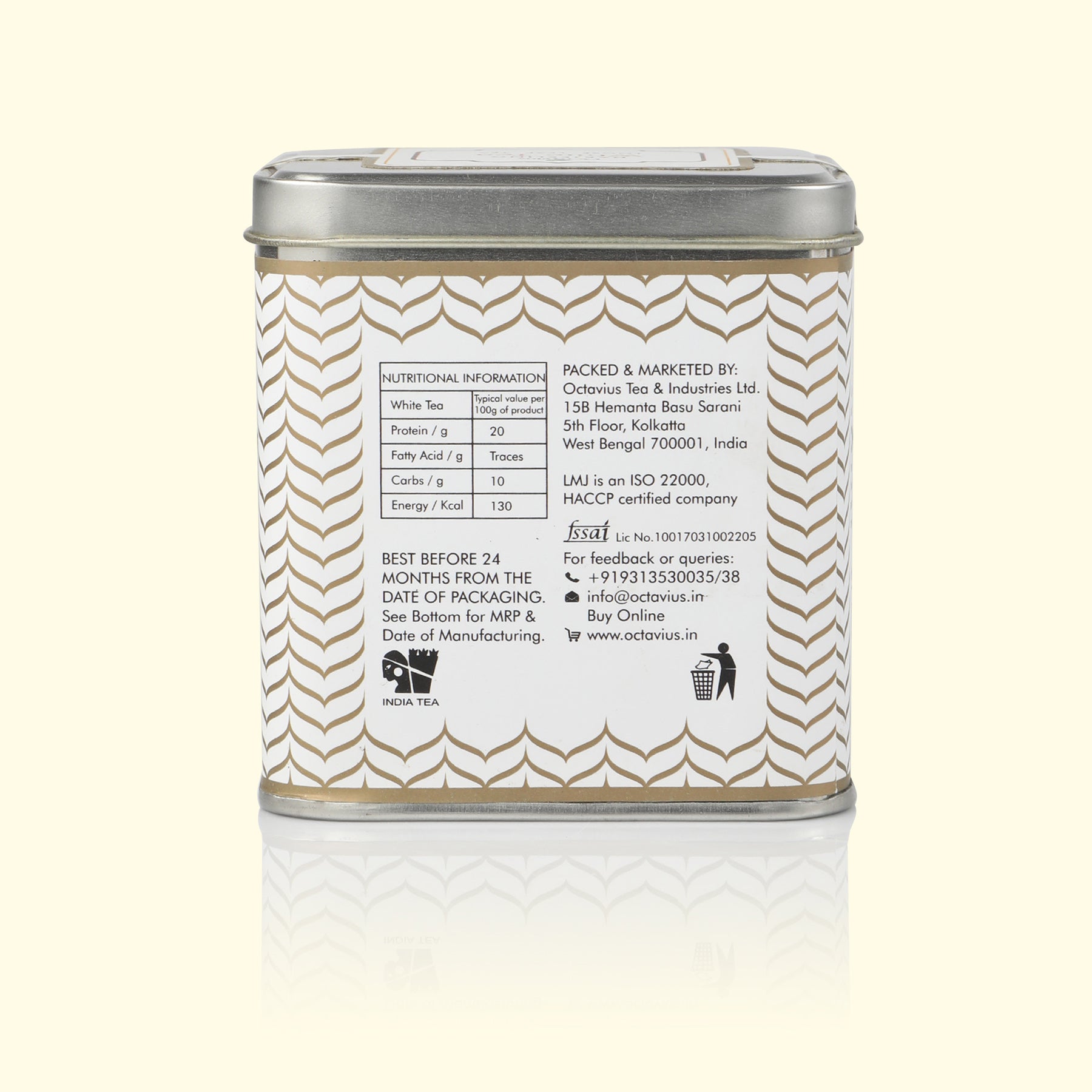 Premium Darjeeling White Tea(Loose Leaf) - 50 Gms (Silver Needle)