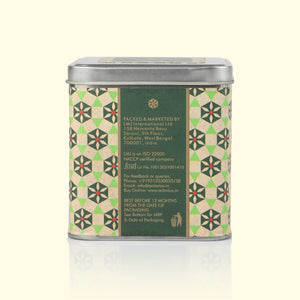 
                  
                    Load image into Gallery viewer, Cinnamon &amp;amp; Cardamom Black Tea Loose Leaf - 100 Gms Square tin
                  
                