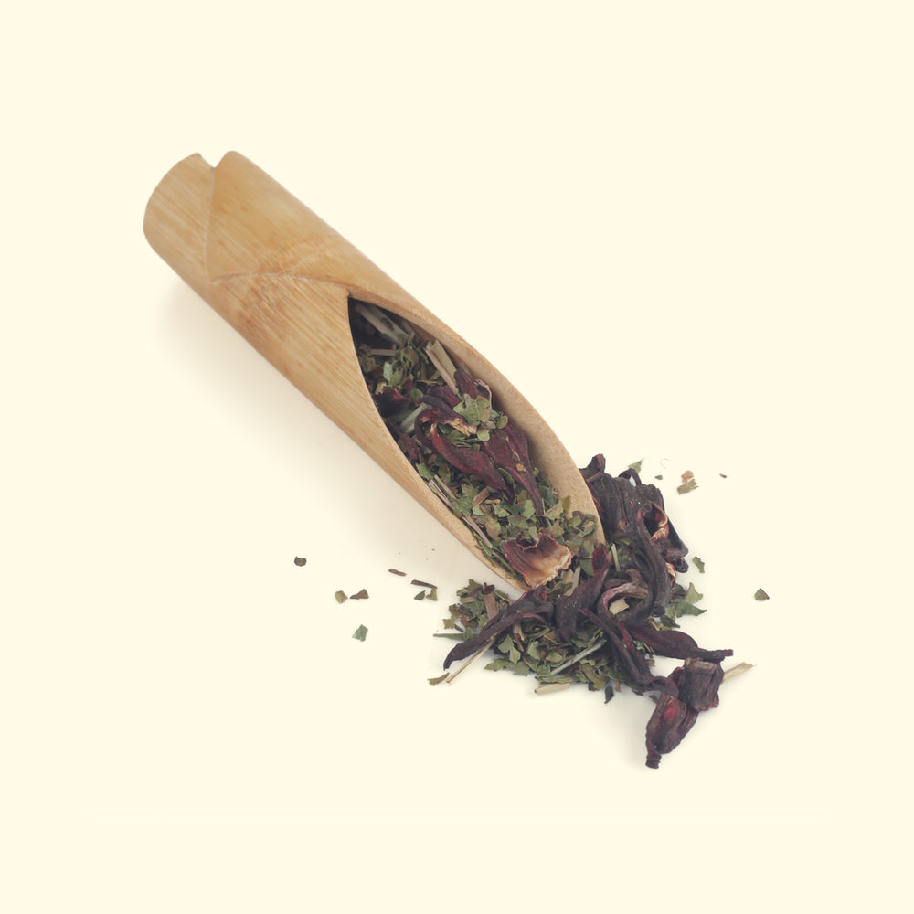 
                  
                    Load image into Gallery viewer, Hibiscus, Clove, Lemon Grass Green Tea - 100 Gms
                  
                