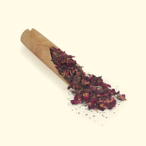 
                  
                    Load image into Gallery viewer, Tulsi Sweet Rose Delight tea (Caffeine free) Loose Leaf - 100 Gms
                  
                