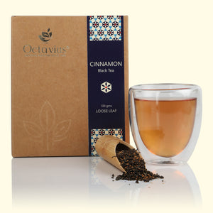 
                  
                    Load image into Gallery viewer, Cinnamon Black Tea Loose Leaf in Kraft Box - 100 Gms
                  
                