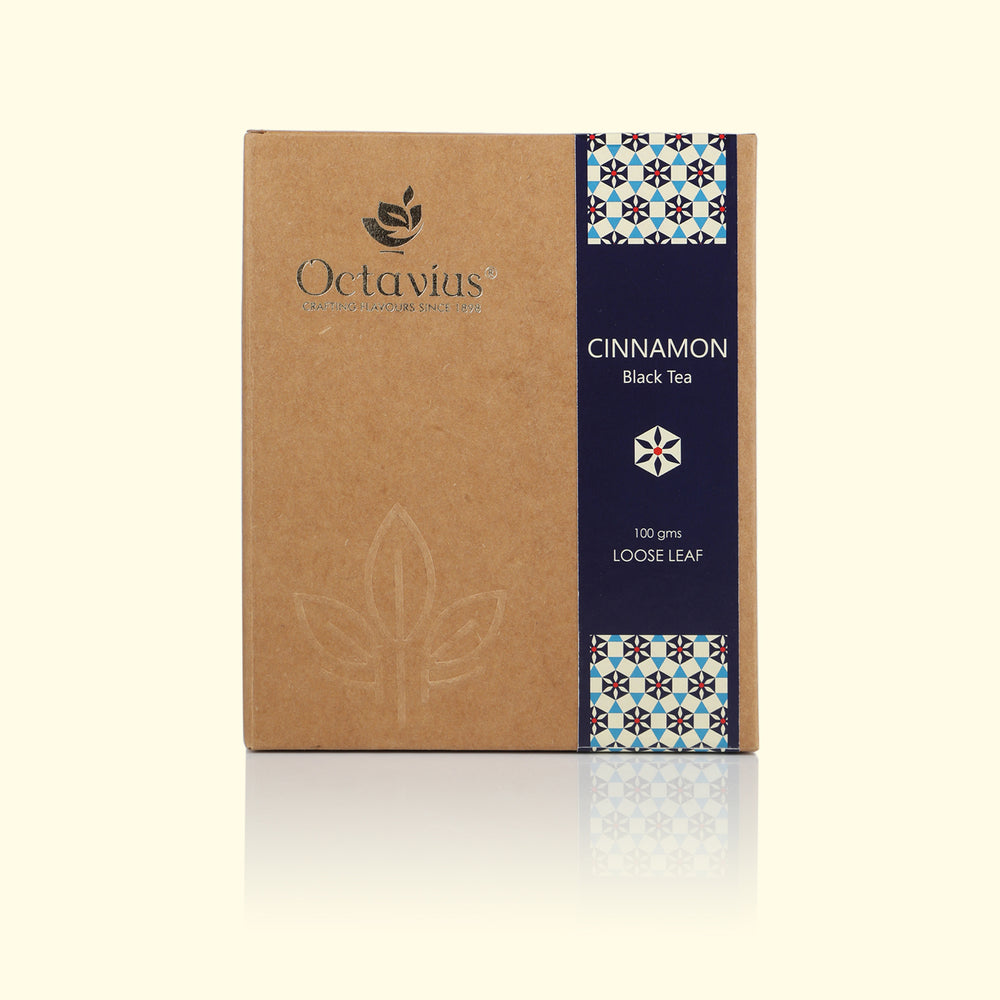 
                  
                    Load image into Gallery viewer, Cinnamon Black Tea Loose Leaf in Kraft Box - 100 Gms
                  
                