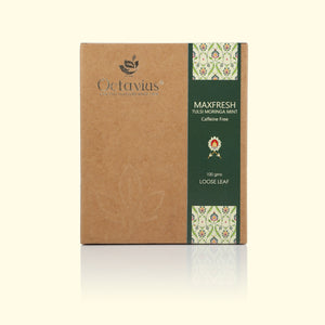 
                  
                    Load image into Gallery viewer, Maxfresh Tulsi Moringa Mint Loose Leaf - 100 Gms
                  
                