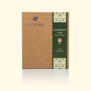 
                  
                    Load image into Gallery viewer, Suprabhat Chai Green Tea Loose Leaf in Kraft Box - 100 Gms
                  
                