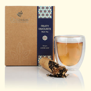 
                  
                    Load image into Gallery viewer, Fruity Favourite Black Tea Loose Leaf in Kraft Box - 100 Gms
                  
                