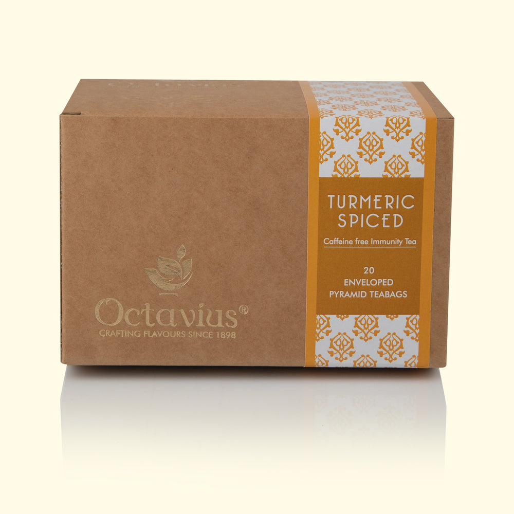 
                  
                    Load image into Gallery viewer, Spiced Turmeric Herbal - 20 Enveloped Pyramid Tea Bags
                  
                