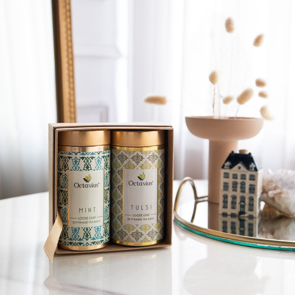 Gourmet Tea Collection-Uplifting Green Infusions (2 Tins)