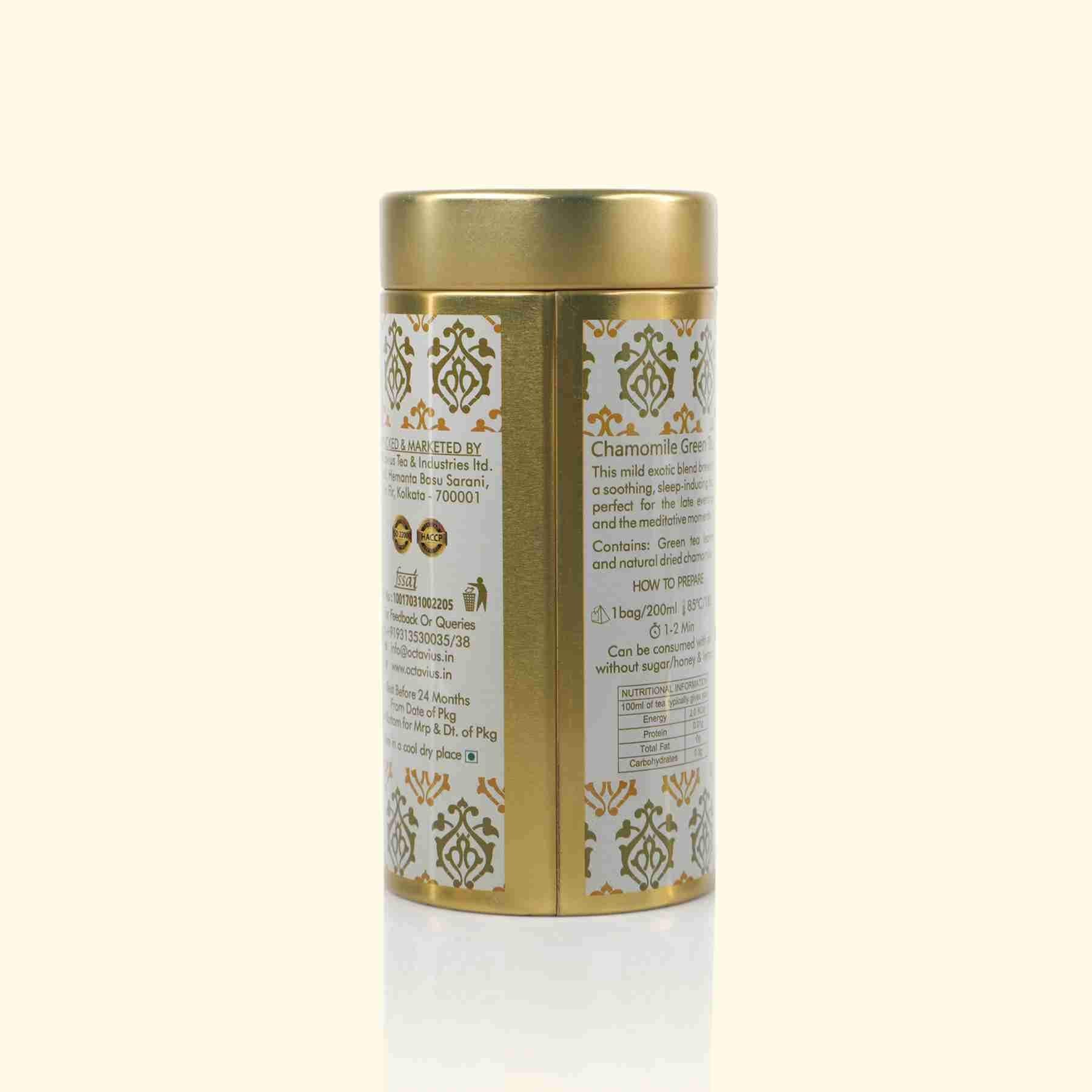 Chamomile Green Tea (20 Pyramid  Teabags)
