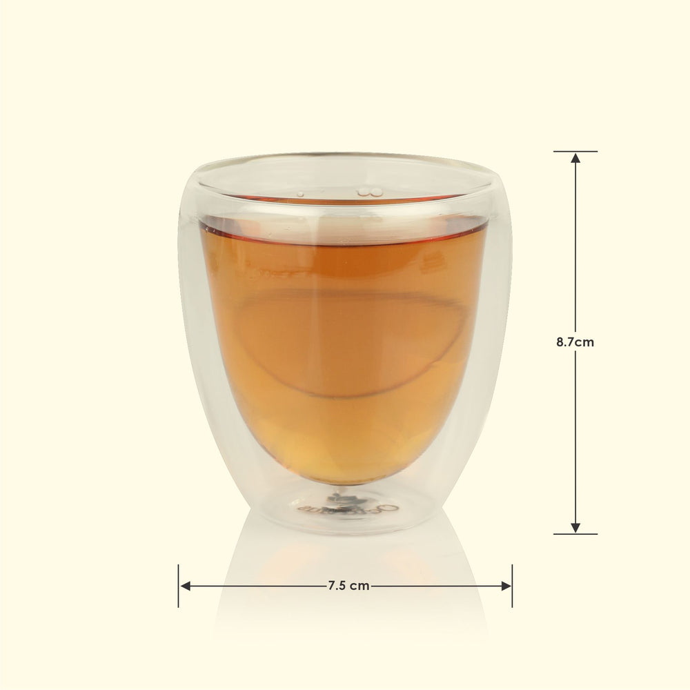 Buy Octavius 2 Assorted Teas with Infuser & Double wall Glass Online at  Best Price in India