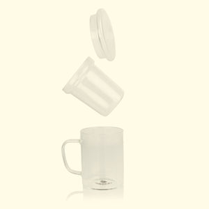 
                  
                    Load image into Gallery viewer, Borosilicate Glass Green Tea Mug With Infuser
                  
                