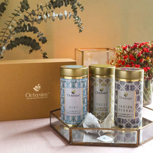 
                  
                    Load image into Gallery viewer, Gourmet Tea Collection-Uplifting Tea Infusions (3 Tins)
                  
                