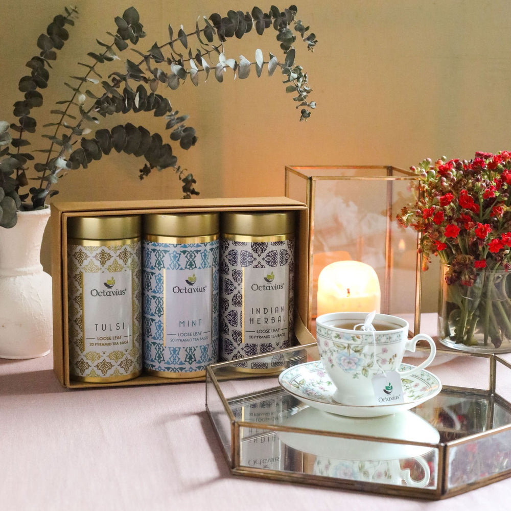 
                  
                    Load image into Gallery viewer, Gourmet Tea Collection-Uplifting Tea Infusions (3 Tins)
                  
                