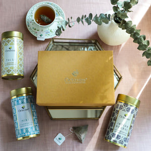 
                  
                    Load image into Gallery viewer, Gourmet Tea Collection-Uplifting Tea Infusions (3 Tins)
                  
                
