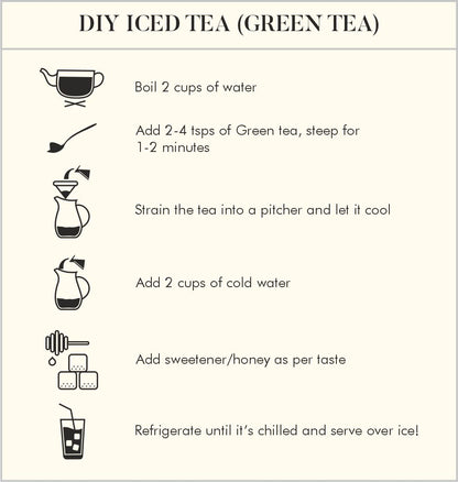 Jasmine Green Tea Loose Leaf in Kraft box - 100 Gms