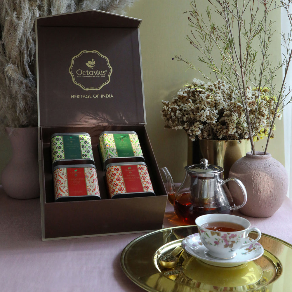 Heritage of India Tea Collection-4 Assorted Teas